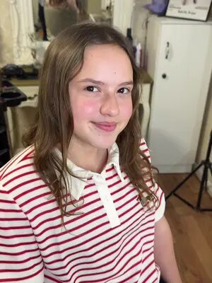 Детский макияж 🥰для 12 летней девочки - бат мицва! #макияжбатмицва #салонмаринакоган #маринакоган #врекомендации #макияжмвринакоган